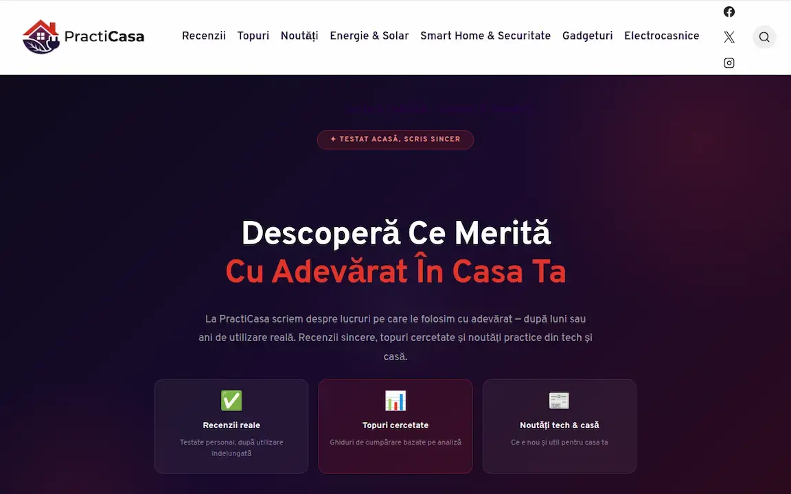 PractiCasa.ro — blog de recenzii